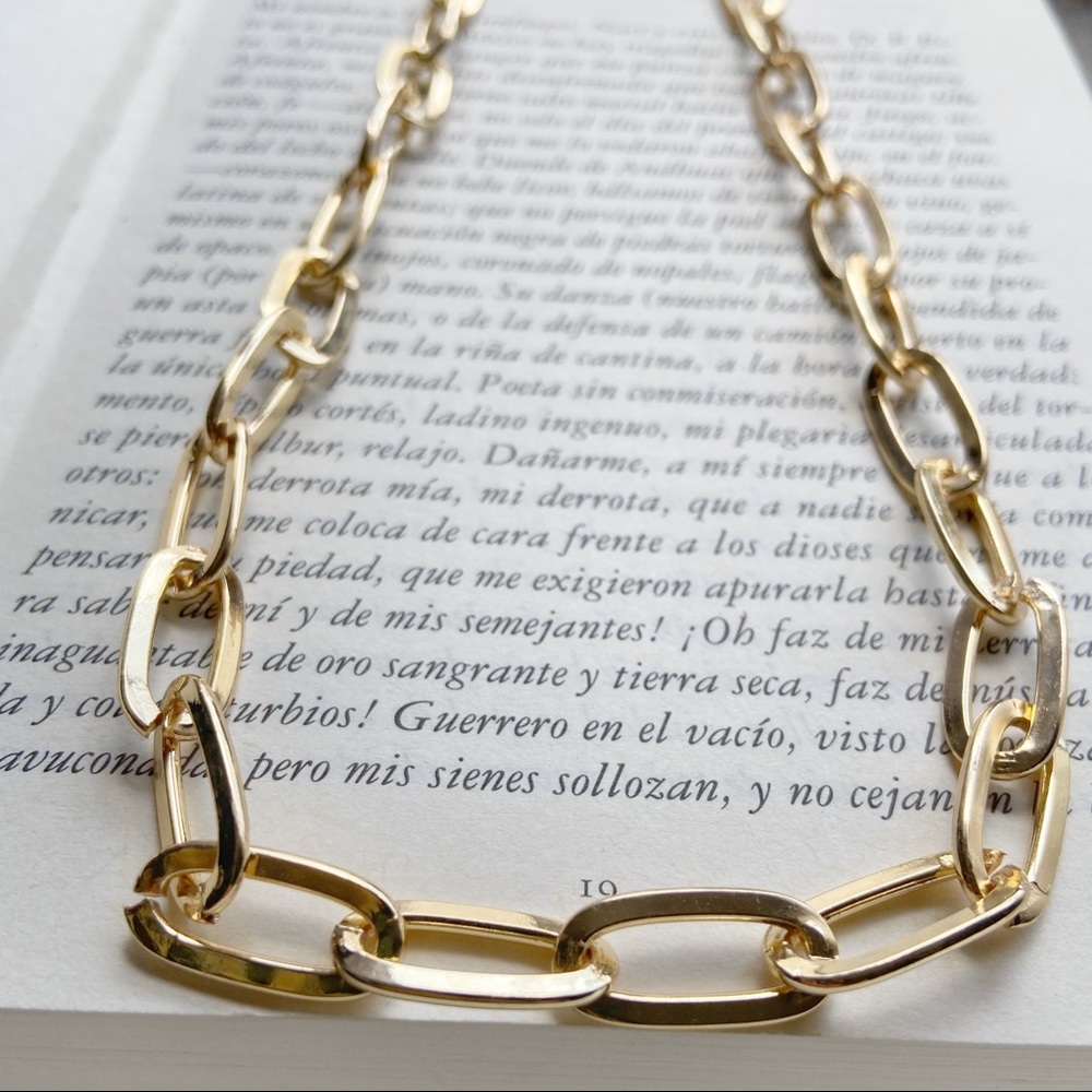 Gold Link Chain — Spring Basic - Picture 2 of 4